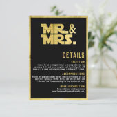 ブラックゴールド夫妻 サイエンスフィクション テーマ エンクロージャーカード (スタンド正面)