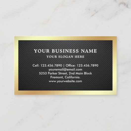 ブラックゴールド害虫駆除サービス 名刺 (裏面)