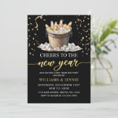 ブラックゴールド新年会パーティー 招待状 (スタンド正面)