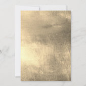 ブラックゴールド箔 獣医学 学位取得 招待状 (裏面)