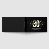 ブラックゴールド30歳の誕生日 ゲストブック (全面)