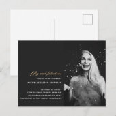 ブラックゴールド50 & ファビュラス アートデコ フォト 50周年 ポストカード (正面/裏面)