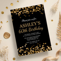 ブラックゴールド60歳の誕生日パーティー