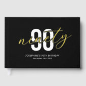 ブラックゴールド90歳の誕生日 ゲストブック (正面)