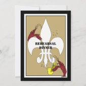 ブラックゴールド・ザリガニ・パーティー招待状II 招待状 (裏面)