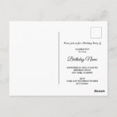 ブラックゴールド＆ジュエルレオパードのポストカード ポストカード (裏面)