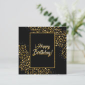 ブラックゴールド＆ジュエルレオパードの招待状 招待状 (スタンド正面)