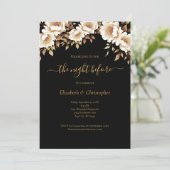 ブラックゴールド フラワーリハーサルディナー 前夜 招待状 (スタンド正面)