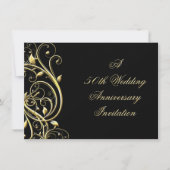 ブラックゴールド フローリッシュ 50周年記念 招待状 (正面)