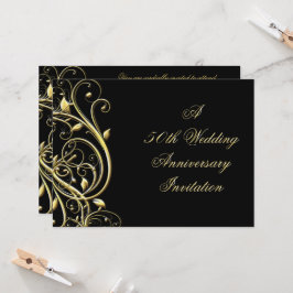 ブラックゴールド フローリッシュ 50周年記念 招待状