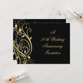 ブラックゴールド フローリッシュ 50周年記念 招待状