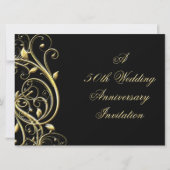 ブラックゴールド フローリッシュ 50周年記念 招待状 (正面)