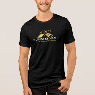 ブラックゴールド ホーム ビルディング 建築 トライブレンドTシャツ