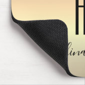 ブラックゴールド モノグラム マウスパッド (コーナー)