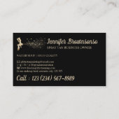 ブラックゴールド モバイル ボディペイント タン スプレー 名刺 (裏面)