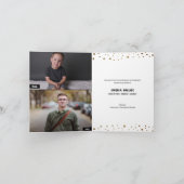 ブラックゴールド 卒業スクリプト それから今 フォトグラッド 案内状 (内部)