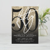 ブラックゴールド 50周年パーティー 招待状 (スタンド正面)