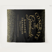 ブラックゴールド RN 看護学卒業写真 背景ボード タペストリー (正面(横))