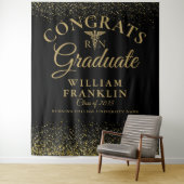 ブラックゴールド RN 看護学卒業写真 背景ボード タペストリー (インサイチュ)