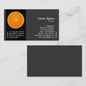 ブラックサイドバンドフルーツ – Clementineスライス 名刺 (正面/裏面)