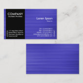 ブラックサイドバンド – ブルーブラシ付きテックス 名刺 (正面/裏面)