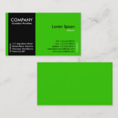 ブラックサイドバンド – 緑(33CC00) 名刺 (正面/裏面)