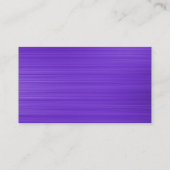 ブラックサイドバンド – Violet Brushed Tex 名刺 (裏面)
