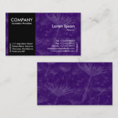 ブラックサイドバンド – Violet Dandylion Shadow Tex 名刺 (正面/裏面)