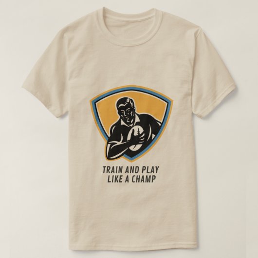 ブラックサッカー&イエローサッカー Tシャツ (デザイン正面)