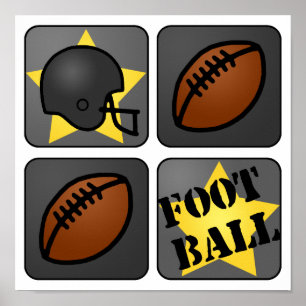 ブラックサッカー ポスター