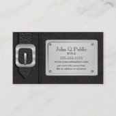 ブラックサドルバッグ 名刺 (正面)