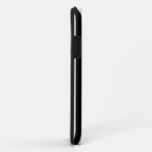 ブラックサファリのストライプに名前 Case-Mate iPhoneケース (裏面/右)