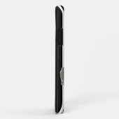 ブラックサファリストライプーとヒョウ Case-Mate iPhoneケース (裏面/右)