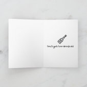 ブラックサファンキーンタクリスマスカード003 カード (内部)