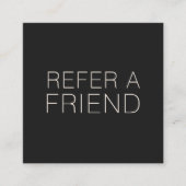 ブラックサロンスパお客様の紹介 紹介カード (正面)