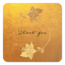 ブラックサンキューモノグラム金ゴールドクラフトフローラリース