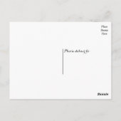 ブラックサンキューラブバード結婚-'s,ブライダルシャワー ポストカード (裏面)