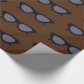 ブラックサングラス ラッピングペーパー (角)