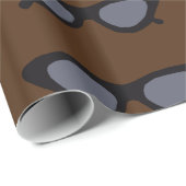 ブラックサングラス ラッピングペーパー (ロールコーナー)