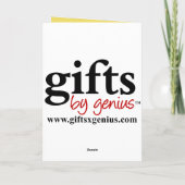 ブラックサンタからハッピーホリデーズトースト シーズンカード (裏面)