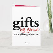 ブラックサンタがリストをいけな作る シーズンカード (裏面)