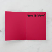 ブラックサンタがリストをいけな作る シーズンカード (内部)