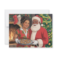 ブラックサンタとクラウスママのクリスマスカード