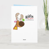 ブラックサンタとトナカイ シーズンカード (裏面)