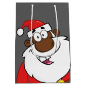 ブラックサンタとトナカイ ミディアムペーパーバッグ (裏面)