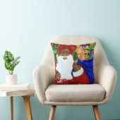 ブラックサンタクッション枕 – クリスマスプレゼント クッション (椅子)