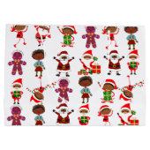 ブラックサンタクリスマス抱き枕 ラージペーパーバッグ (裏面)