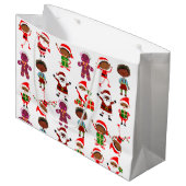 ブラックサンタクリスマス抱き枕 ラージペーパーバッグ (正面アングル)