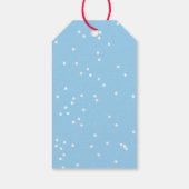 ブラックサンタクルーオンスリー紙ギフトラベル ギフトタグ (裏面)