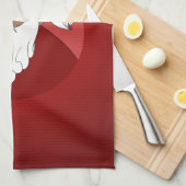 ブラックサンタクロース漫画 キッチンタオル (四つ折り)